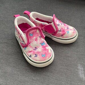 Vans slip on Butterfly - size 5.5 Toddler